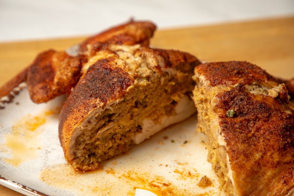 Deboned_Stuffed_Chicken_Cooked_Cornbread_2